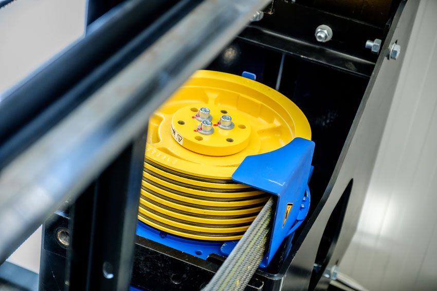 Werkzaamheden aan een liftinstallatie